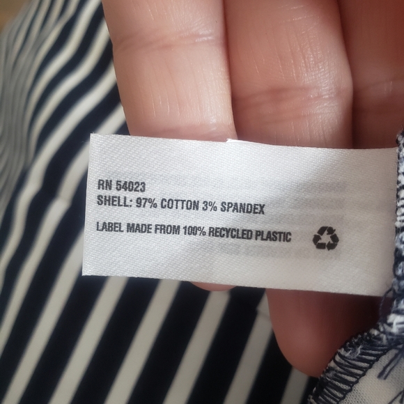 Gap Nautical Stripy Dress NWOT Size 2 Navy and White - Picture 8 of 8